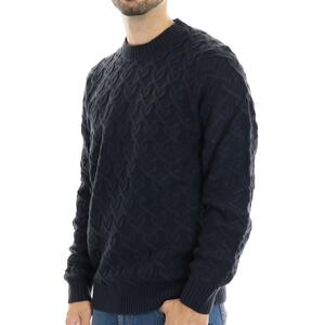 MAGLIA LAVORATA BLU